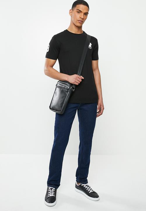 POLO - Prs numerical tee - black