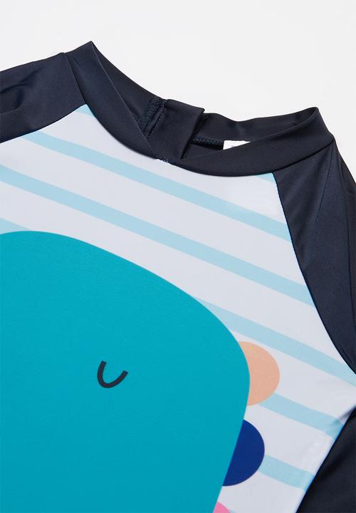 Pop Candy - Boys dino swimsuit - blue