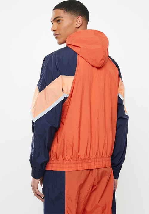 Nike - Nike sportswear he wr+ unld jacket - orange & navy 