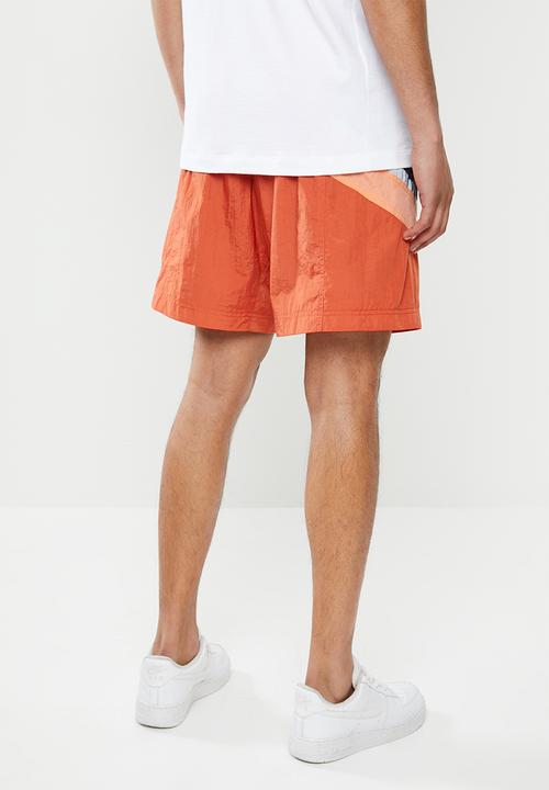 Nike - Nike sportswear he wr+ shorts - orange & navy 