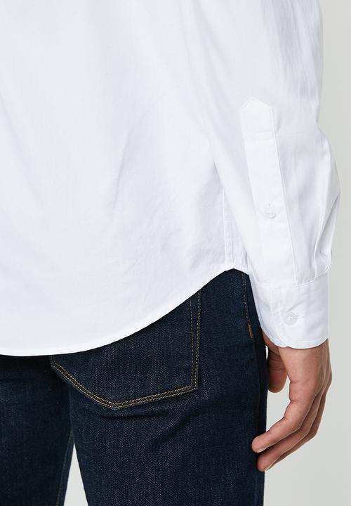 POLO - Prs Churchill oxford shirt - white