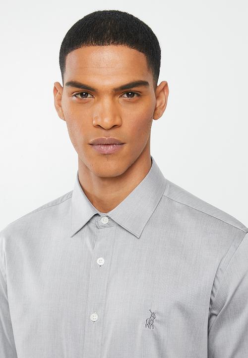 POLO - Prs Amalfi classic twill shirt - grey