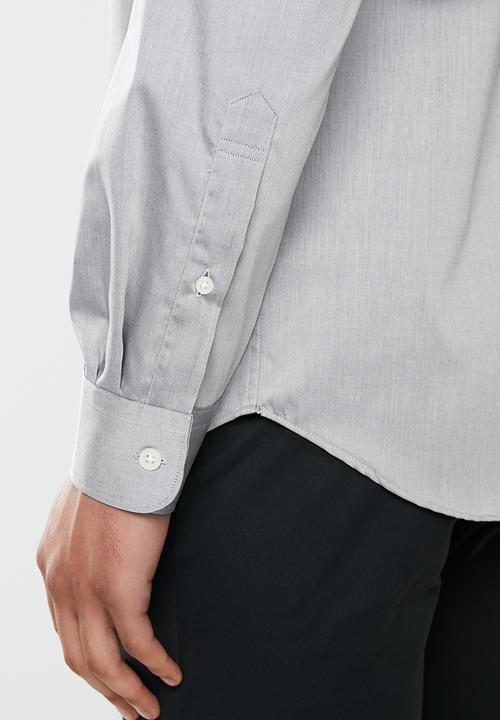 POLO - Prs Amalfi classic twill shirt - grey