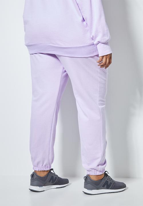 Superbalist - Plus track pants - lilac