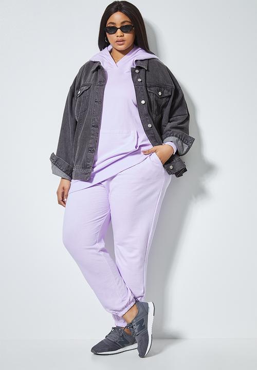 Superbalist - Plus track pants - lilac