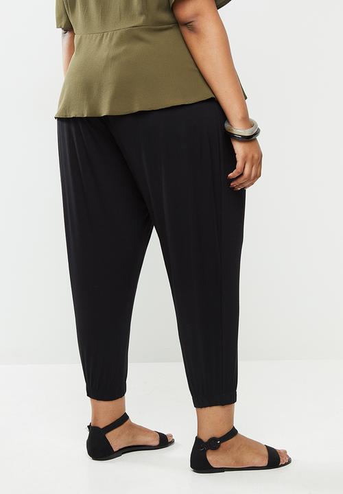 edit Plus - Harem jogger - black
