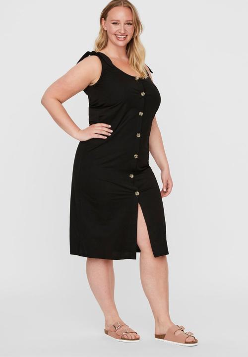 Vero Moda - Petra sleeveless calf dress - black