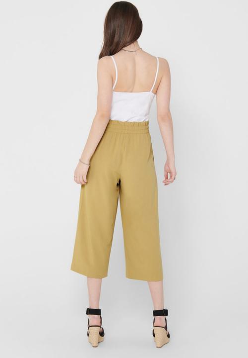 ONLY - Theia-journey life highwaist culotte - brown 