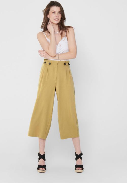 ONLY - Theia-journey life highwaist culotte - brown 