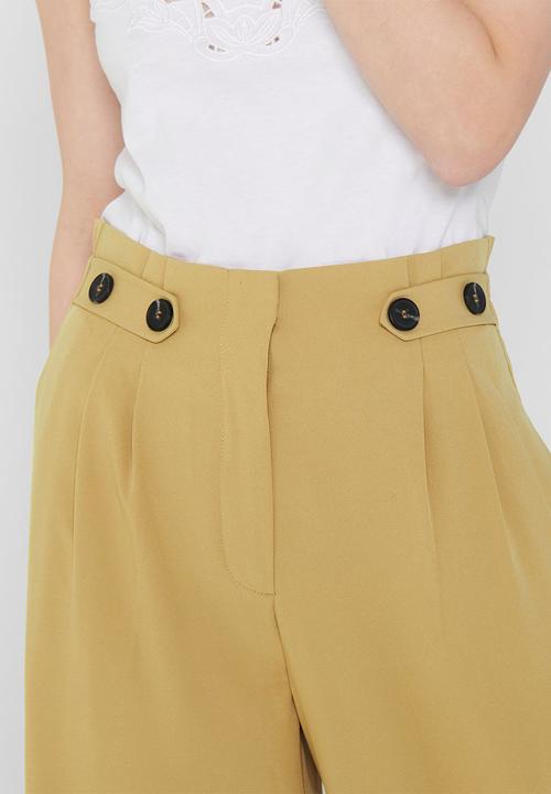 ONLY - Theia-journey life highwaist culotte - brown 