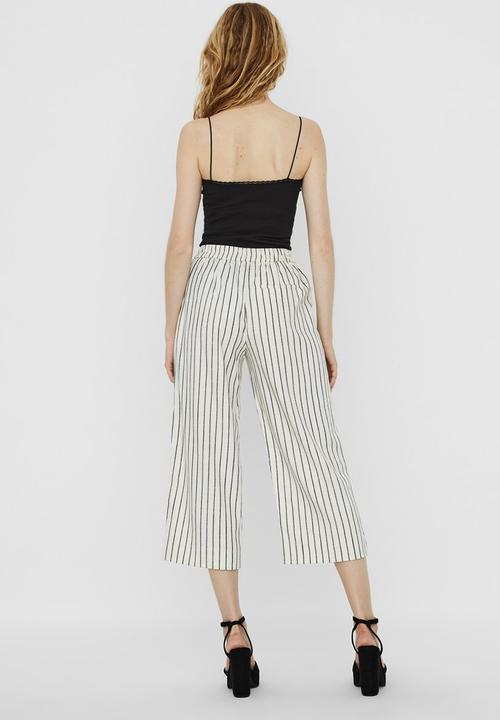 Vero Moda - Nelli culotte pant - neutral & navy