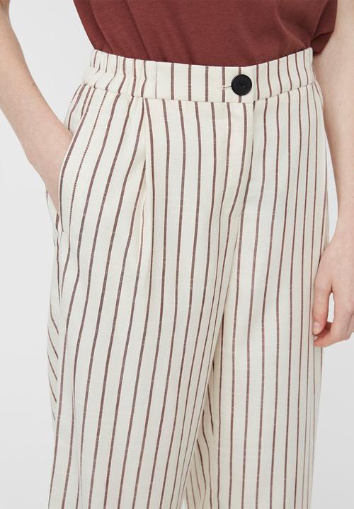 Vero Moda - Nelli culotte pant - neutral & brown