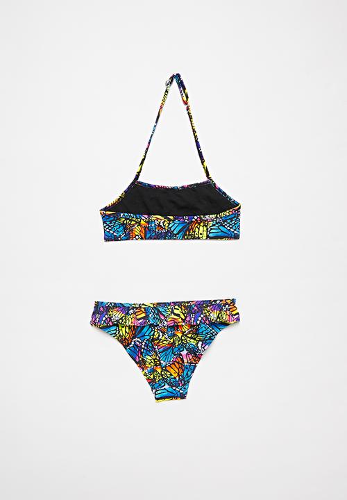 Rebel Republic - Girls printed bikini set - multi