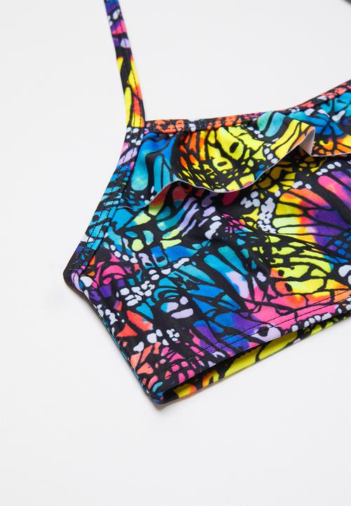 Rebel Republic - Girls printed bikini set - multi