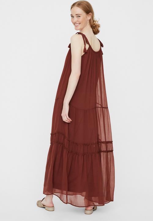 Vero Moda - Penelope sleeveless dress - brown