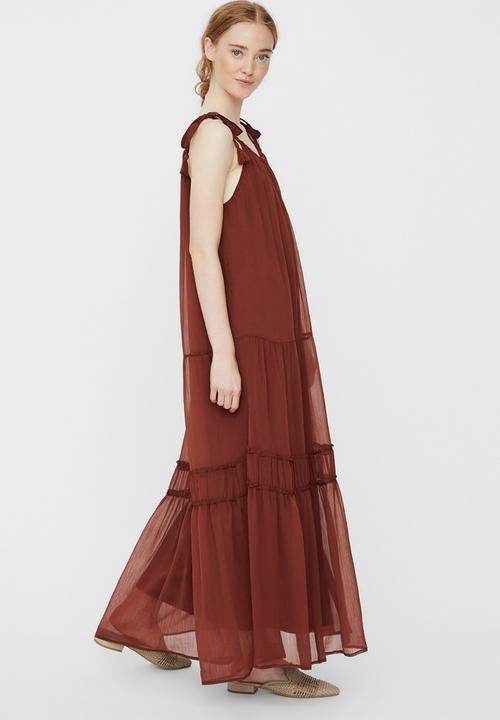 Vero Moda - Penelope sleeveless dress - brown