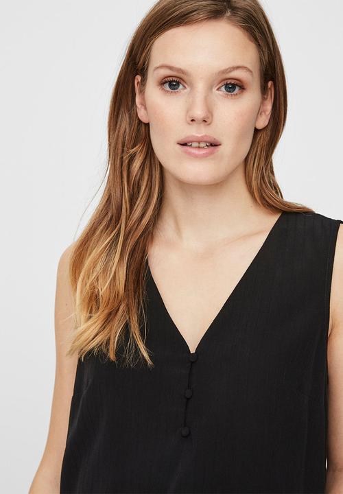 Vero Moda - Kora sleeveless top - black