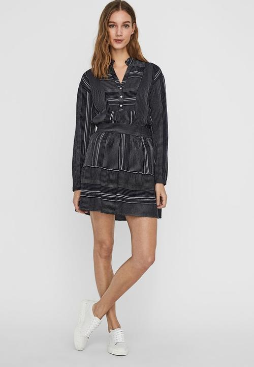 Vero Moda - Hazel skirt - navy & white