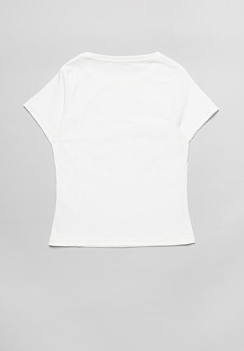 Rebel Republic - Printed tee - milk