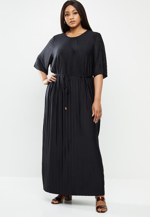 Mae 2/4 maxi dress - black
