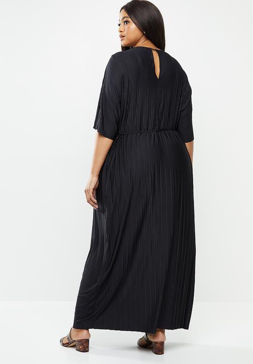 JUNAROSE - Mae 2/4 maxi dress - black