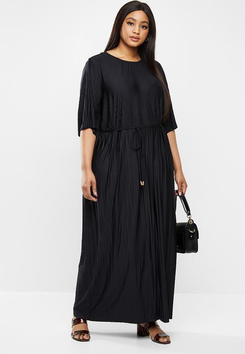 JUNAROSE - Mae 2/4 maxi dress - black