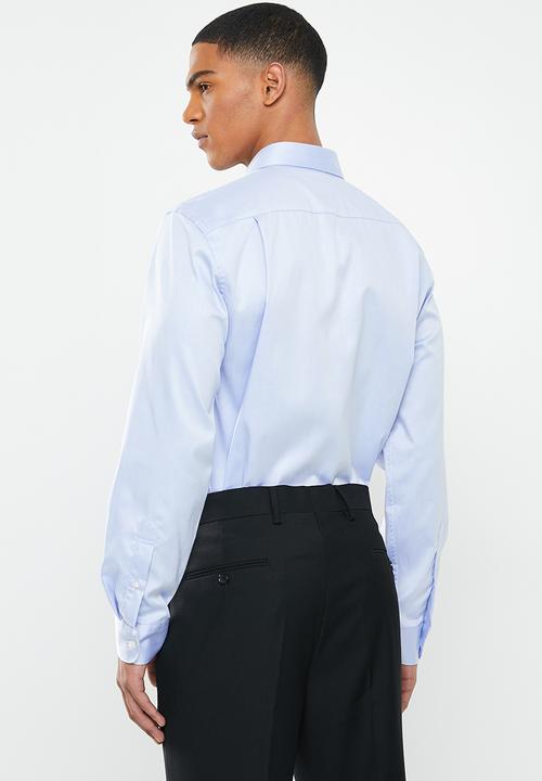 POLO - Prs Kent wrinkle free shirt - blue