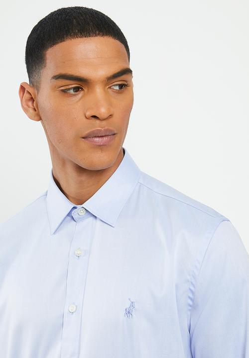 POLO - Prs Kent wrinkle free shirt - blue