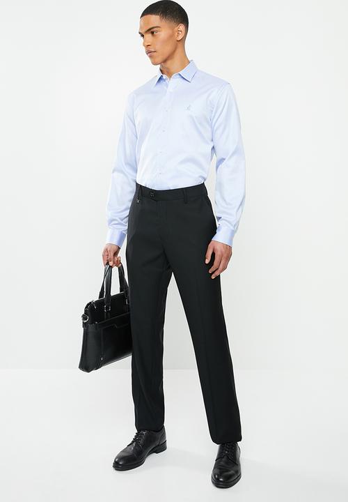 POLO - Prs Kent wrinkle free shirt - blue