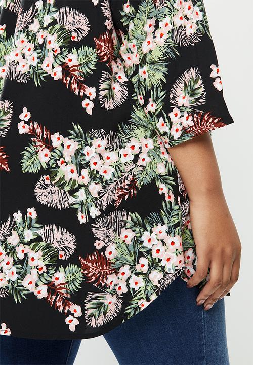 Vero Moda - Plus simply easy 3/4 tunic top - multi
