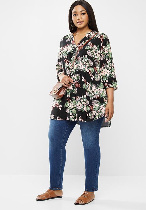 Vero Moda - Plus simply easy 3/4 tunic top - multi