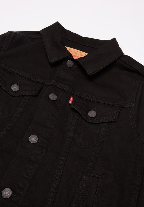 Levi’s® - Denim trucker jacket - black