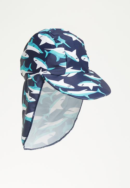 Pop Candy - Boys shark swimsuit - blue