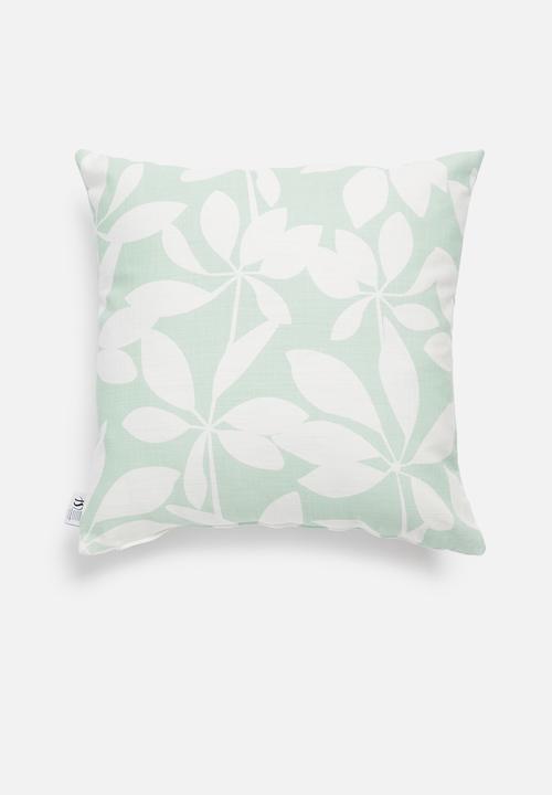 Sixth Floor - Cut-out cushion cover - duckegg