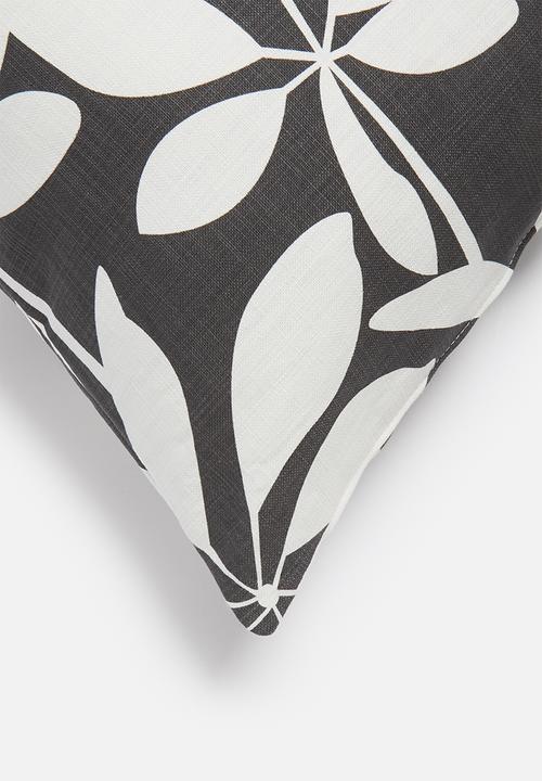 Sixth Floor - Cut-out cushion cover - charcoal