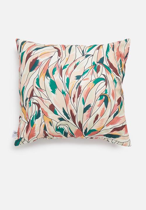 Sixth Floor - Artsy abstract cushion cover - multi