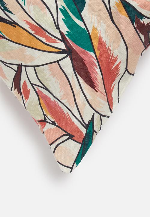 Sixth Floor - Artsy abstract cushion cover - multi