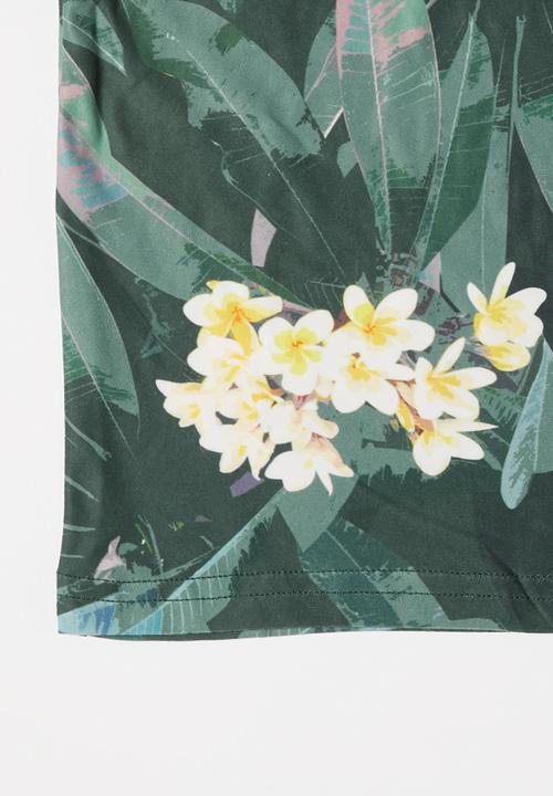 Superbalist - 2 Pack snood set - leaf print & teal