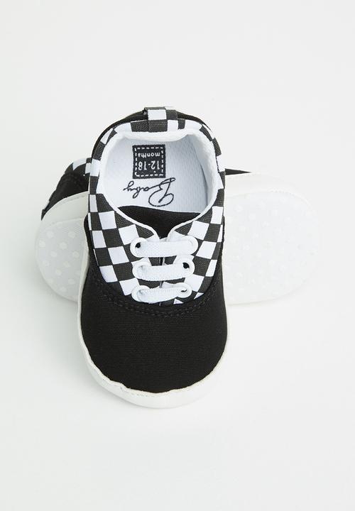 Pop Candy - Baby sneaker - black & white