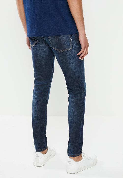 Superdry. - Travis skinny denim - dark blue