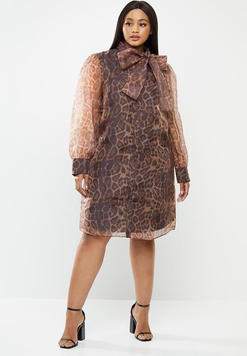 glamorous leopard dress