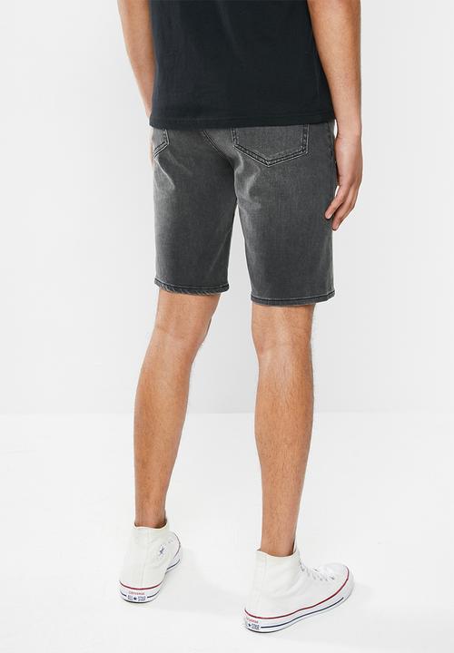 Superdry. - Tyler slim denim short - vintage black