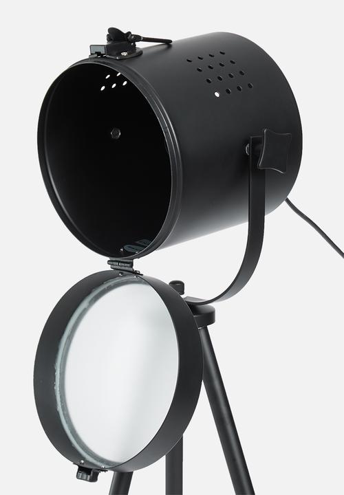 Sixth Floor - Hyde tripod floor lamp - black