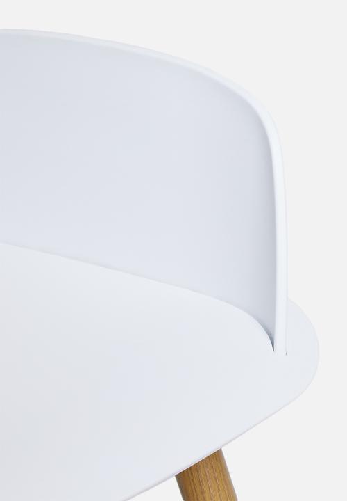 Sixth Floor - Felix kitchen stool - white & natural