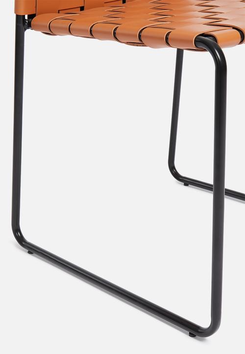 Sixth Floor - Woven dinning chair - brown