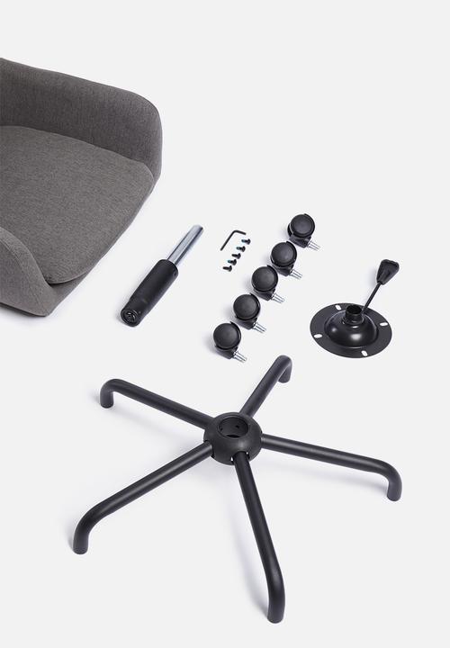 Basics - Anna office chair - grey