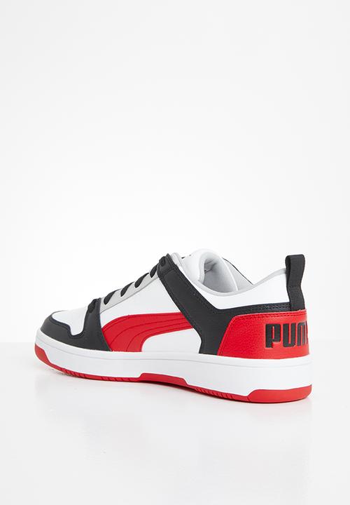 PUMA - Puma rebound layup lo sl - puma white-high risk red-puma black-gray violet
