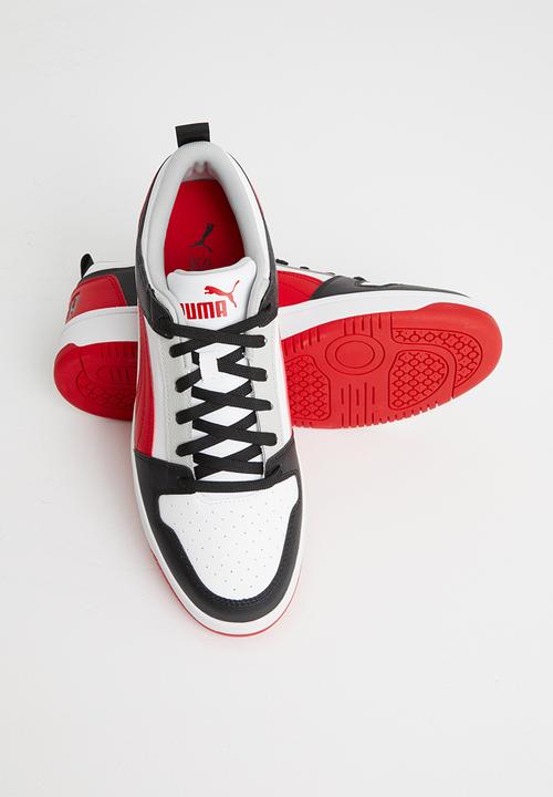 PUMA - Puma rebound layup lo sl - puma white-high risk red-puma black-gray violet
