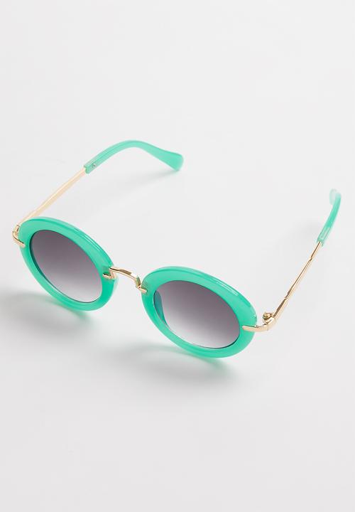 Rebel Republic - Round sunglasses - aqua