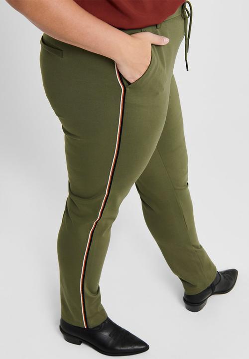 Carmakoma - Goldtrash life long bonpiping pants - olive